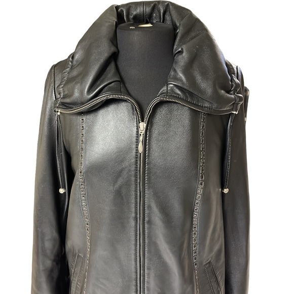 DERI Sarayi women’s NoellaThree-quarter length luxury leather jacket - Picture 1 of 8